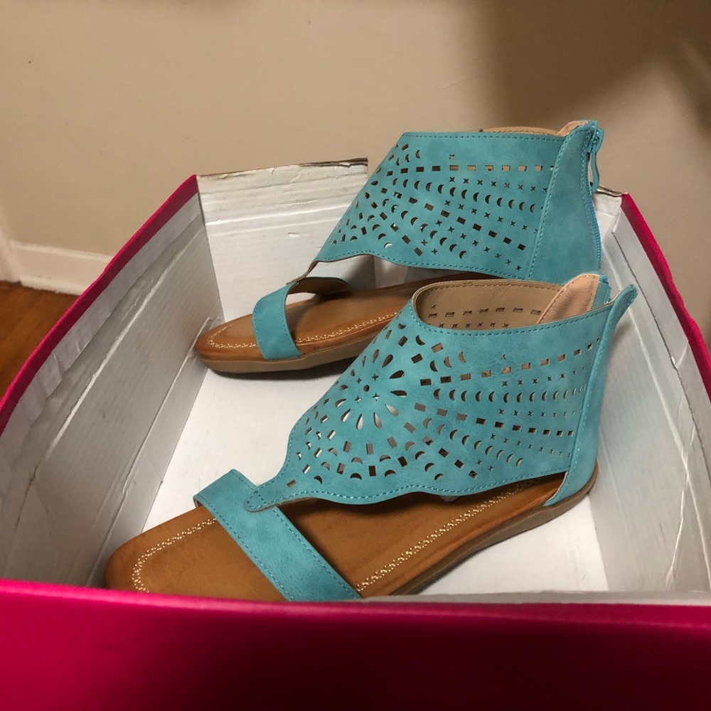 Teal Sandals🥿